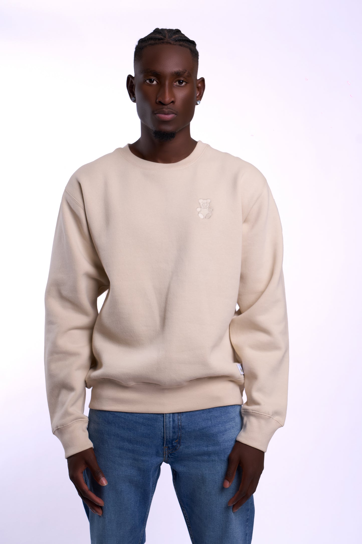 TONE ON TONE BEAR SWEATER