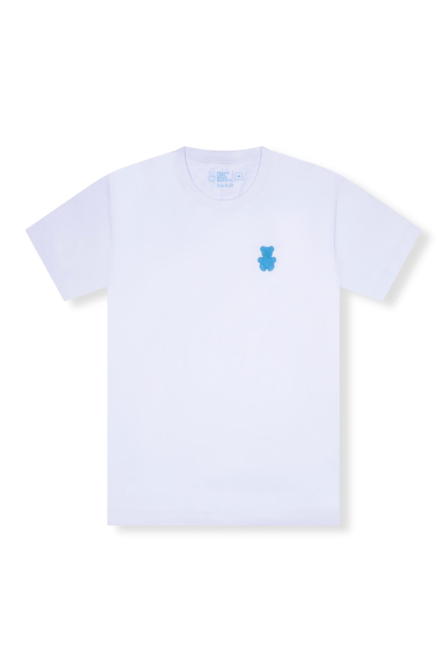 SKY BLUE EMBROID T-SHIRT